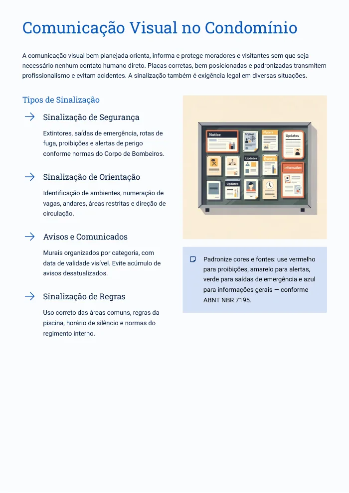 Prévia real de um material do Kit Facilita Condomínio