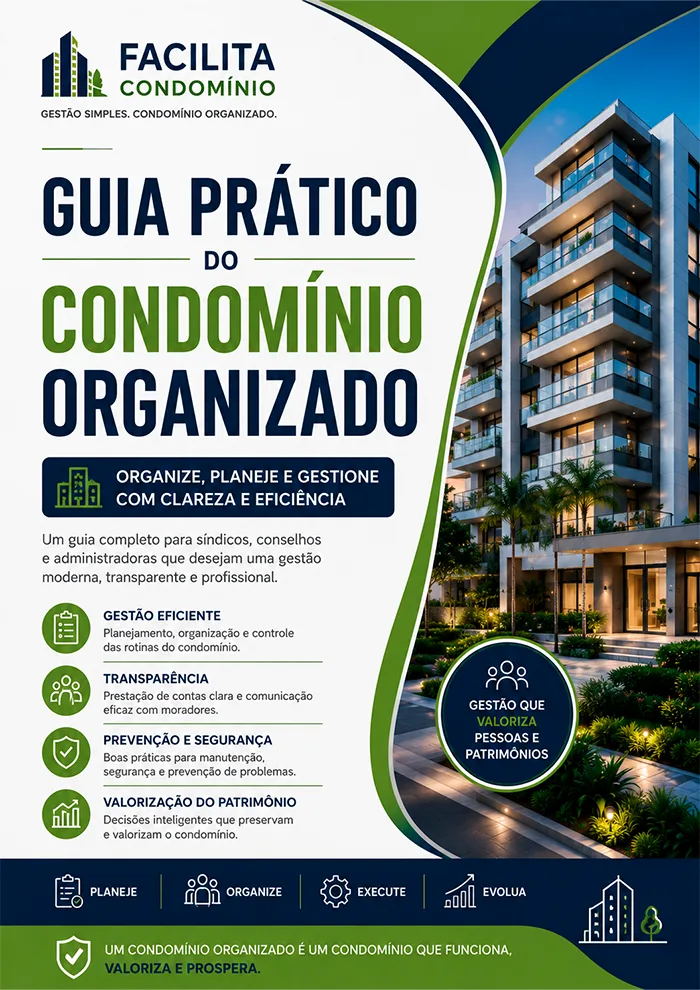 Prévia real de um material do Kit Facilita Condomínio